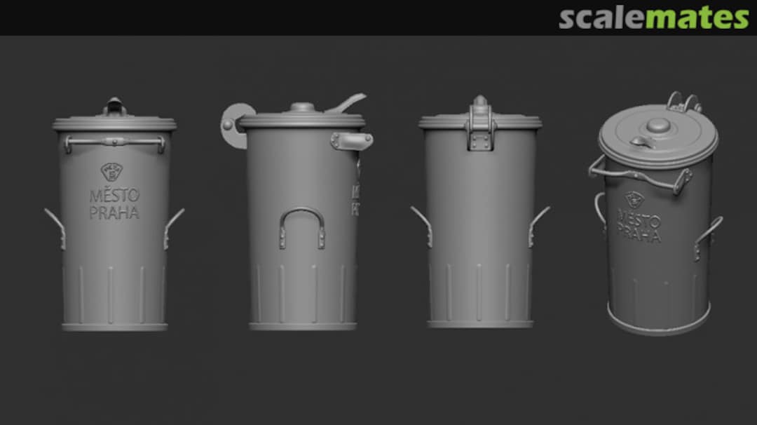 Boxart Dustbin with an instription C027-35 Firma49 Boxart Dustbin with an instription C027-35 Firma49