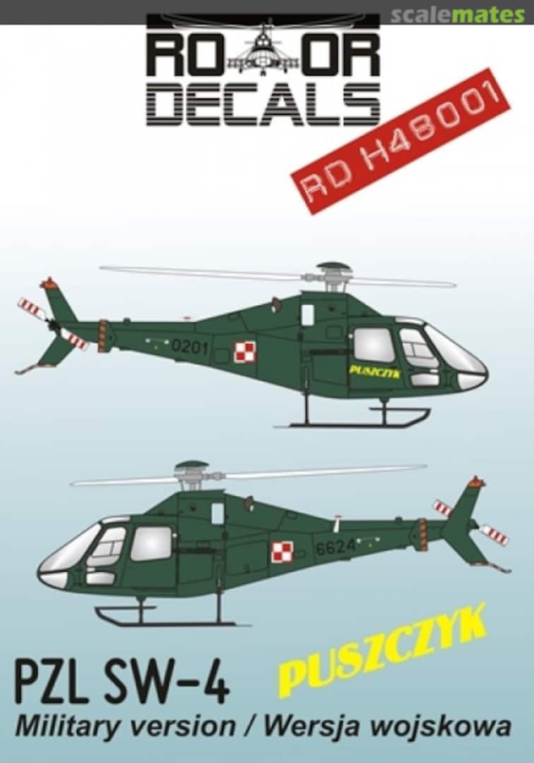Boxart PZL SW-4 SD H48001 Rotor Decals Boxart PZL SW-4 SD H48001 Rotor Decals