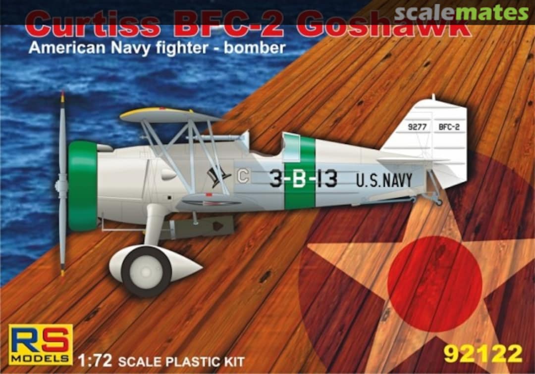 Boxart Curtiss BFC-2 Goshawk 92122 RS Models Boxart Curtiss BFC-2 Goshawk 92122 RS Models