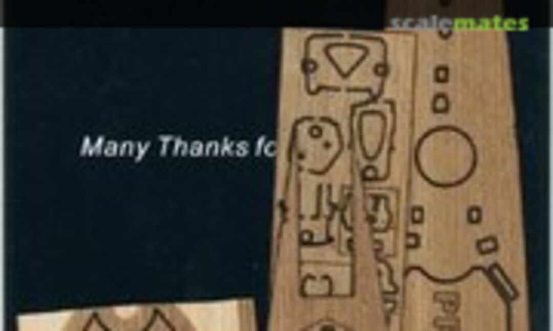 1:700 Prinz Eugen Wooden Deck (Voyager Model BSD70028) BSD70028