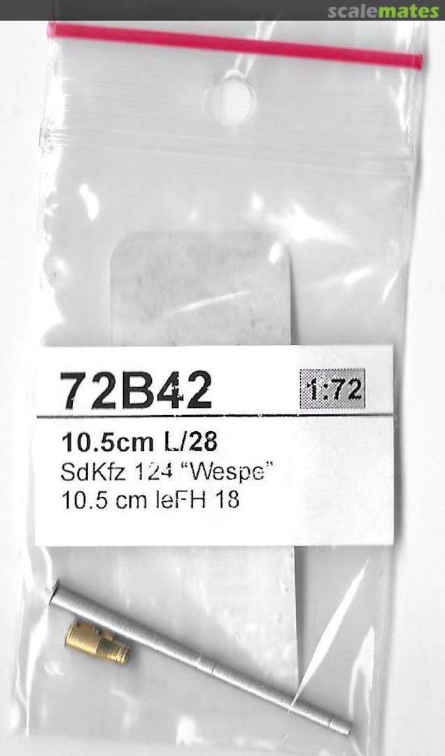 Boxart 105mm leFH 18 / Wespe 72B42 RB Model Boxart 105mm leFH 18 / Wespe 72B42 RB Model