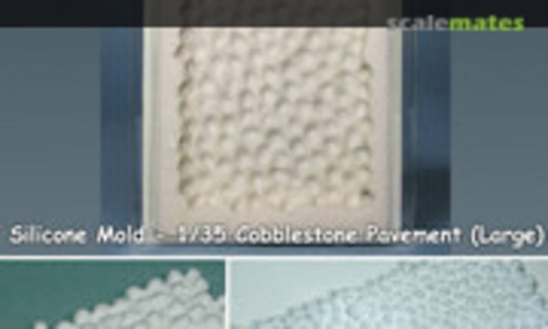 1:35 Silicone Mold -Cobblestone Pavement large (J's Work PPA3041) PPA3041