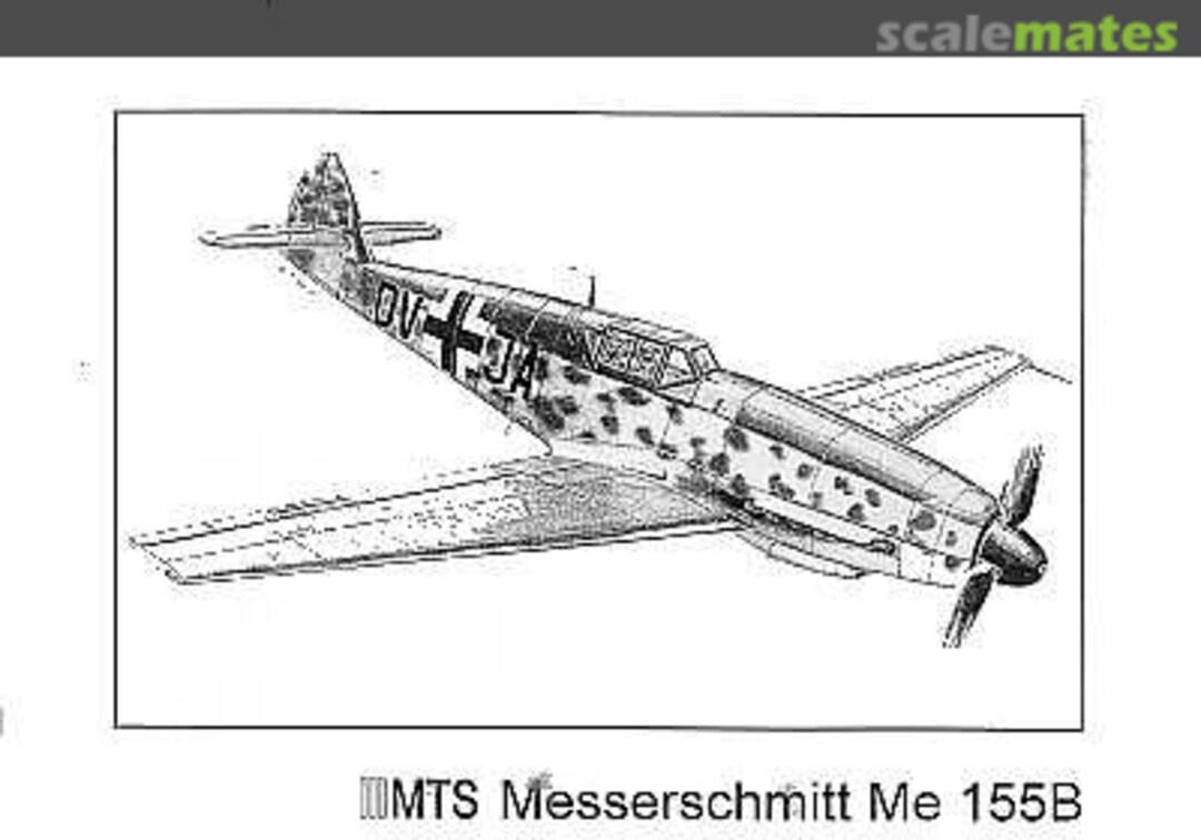 Boxart Messerschmitt Me 155B MTS Boxart Messerschmitt Me 155B MTS