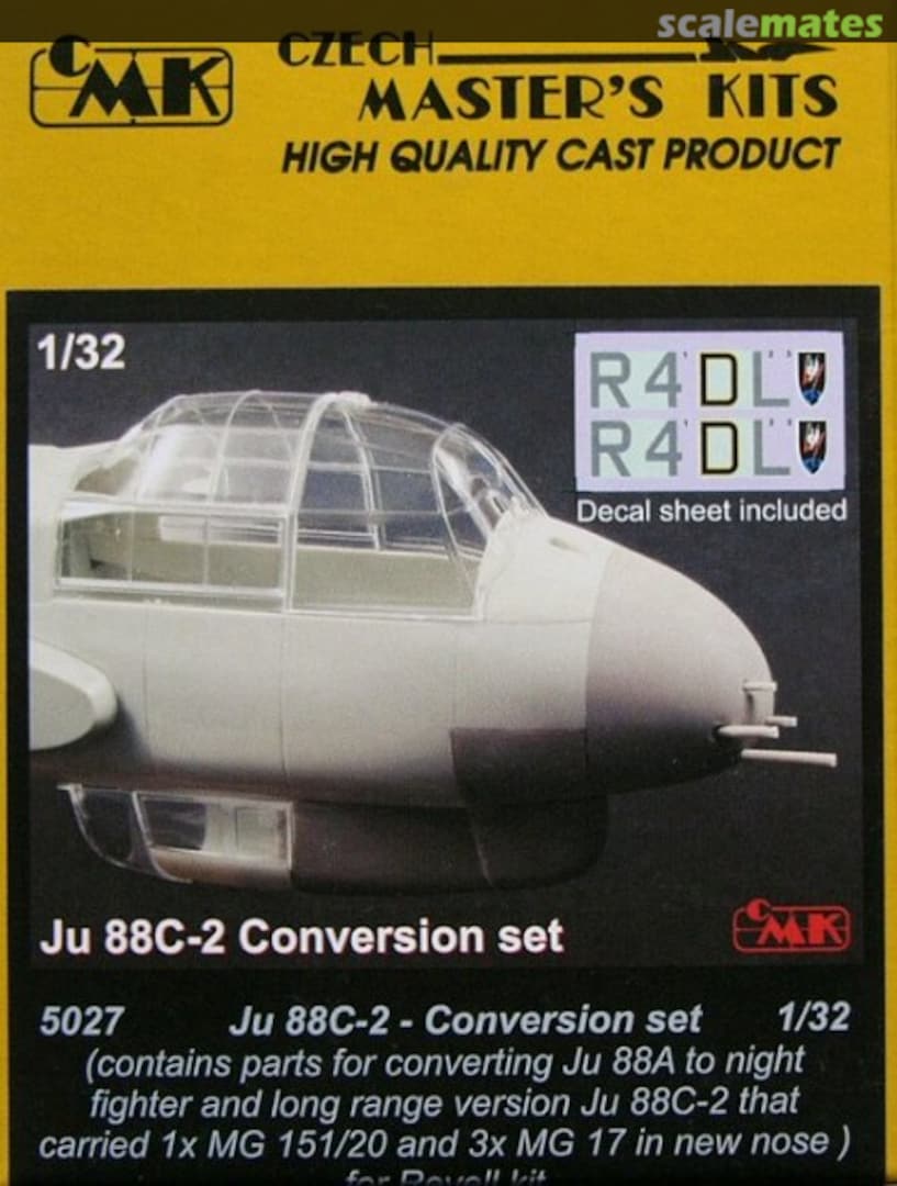Boxart Junkers Ju 88C Conversion set 5027 CMK Boxart Junkers Ju 88C Conversion set 5027 CMK