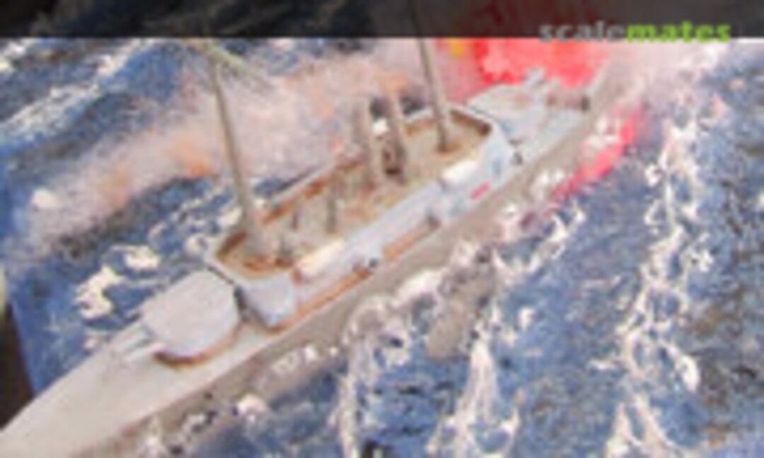 1:900 HMS Thunderchild 3d print Canopus class Battleship (Dragonbadger Models dbwow03) dbwow03