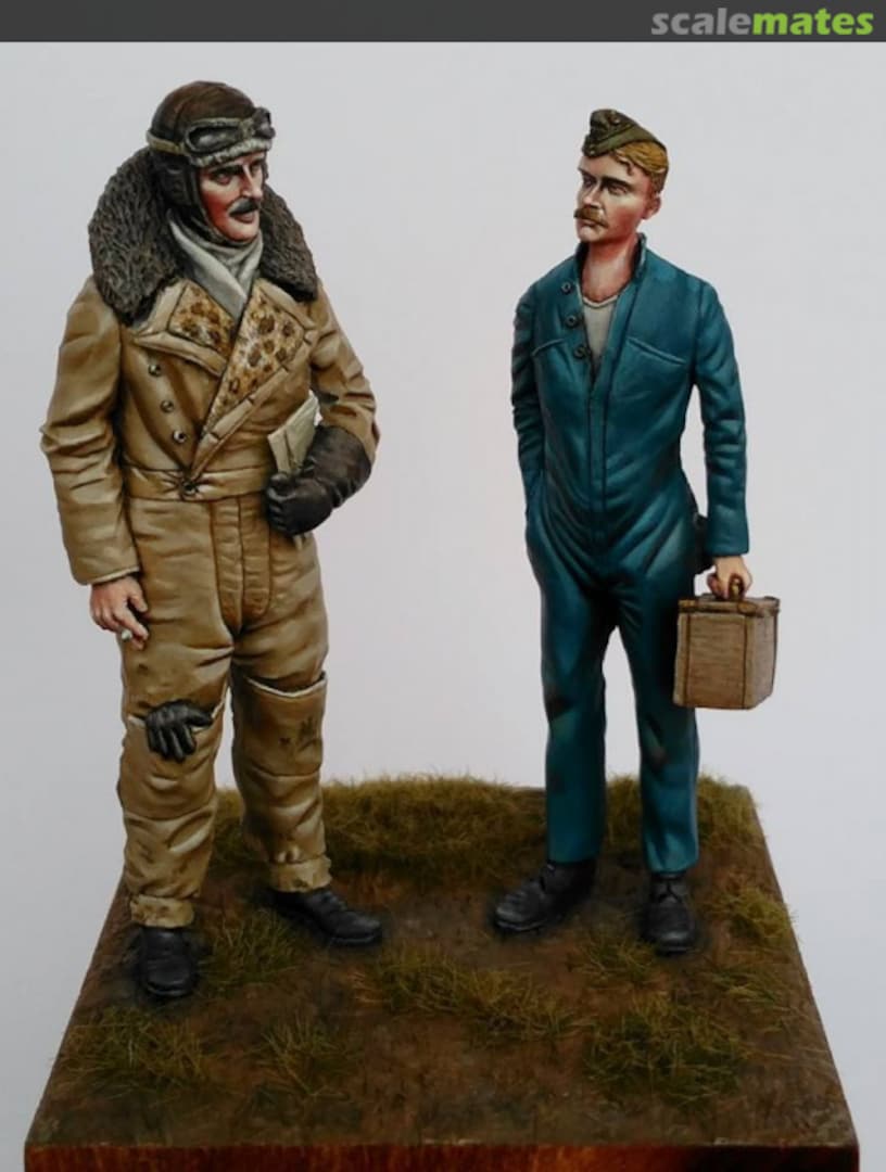 Boxart British RFC/RAF Pilot WW1 & Mechanic Carrying Tool Box none ELAN Miniatures Boxart British RFC/RAF Pilot WW1 & Mechanic Carrying Tool Box none ELAN Miniatures
