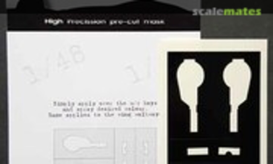 1:48 Kawasaki Ki-61-Id Hien Undercarriage Bay Masks (DEAD Design Models UC48001) UC48001