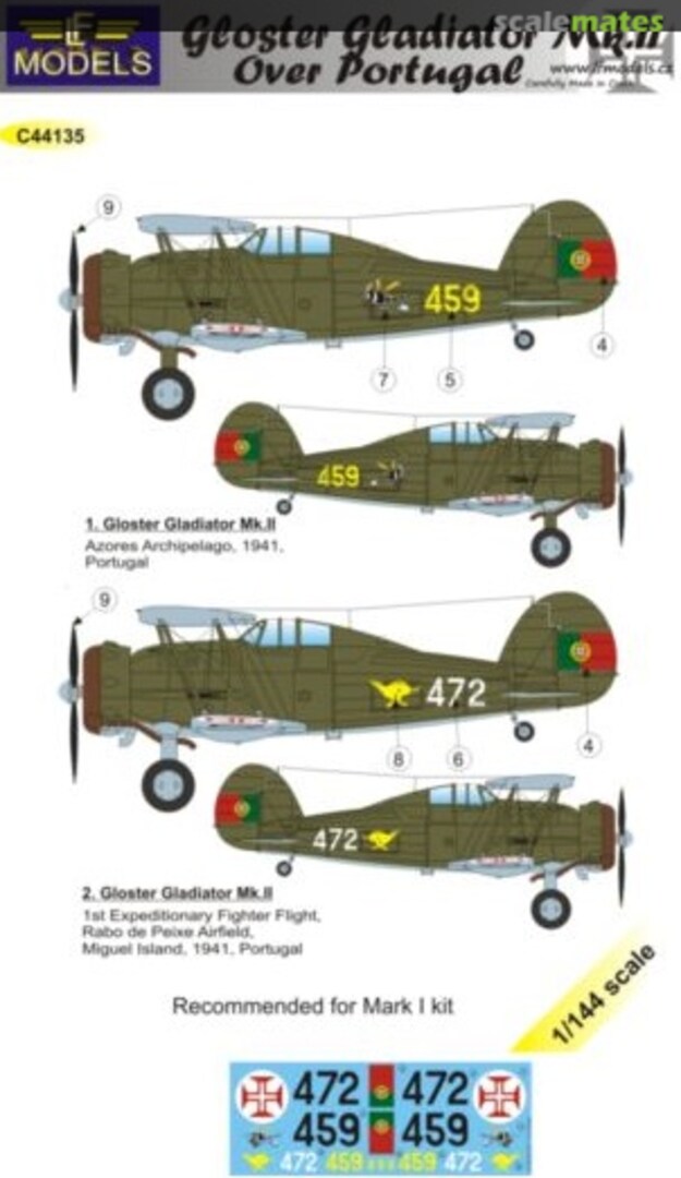 Boxart Gloster Gladiator Mk.II C44135 LF Models Boxart Gloster Gladiator Mk.II C44135 LF Models
