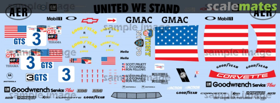 Boxart 2001 Corvette C5R - Petit Le Mans No. Indycals Boxart 2001 Corvette C5R - Petit Le Mans No. Indycals
