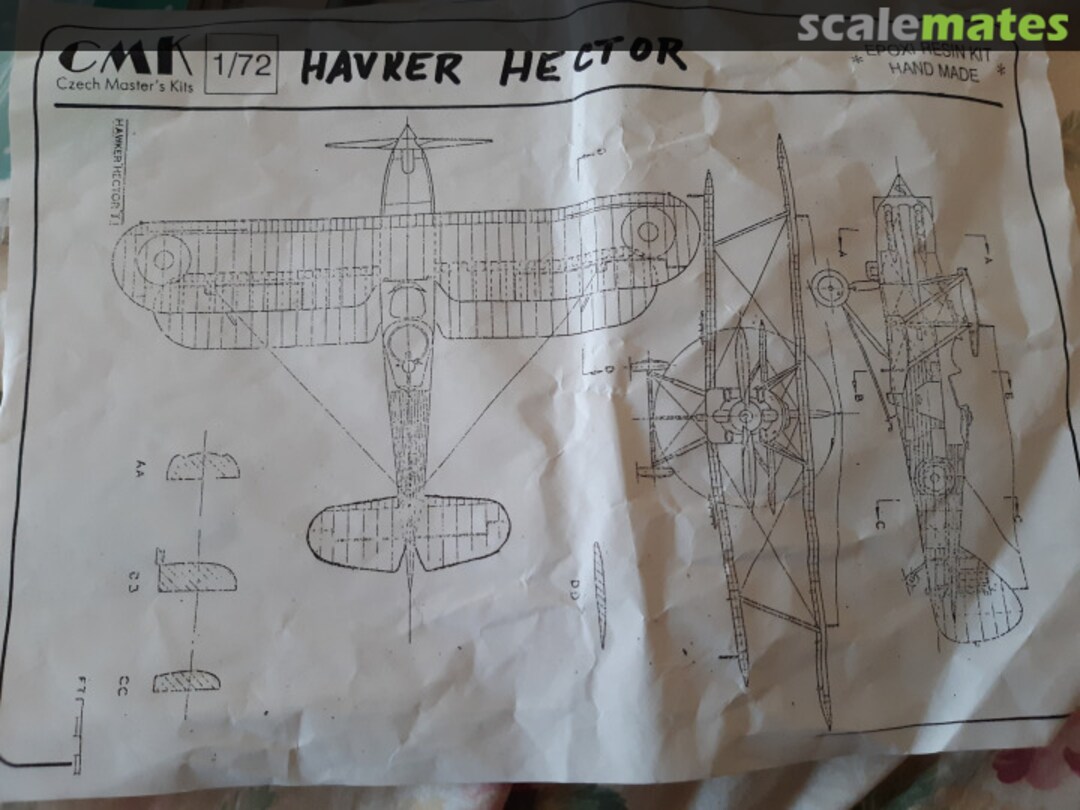 Boxart Hawker Hector CMK Boxart Hawker Hector CMK