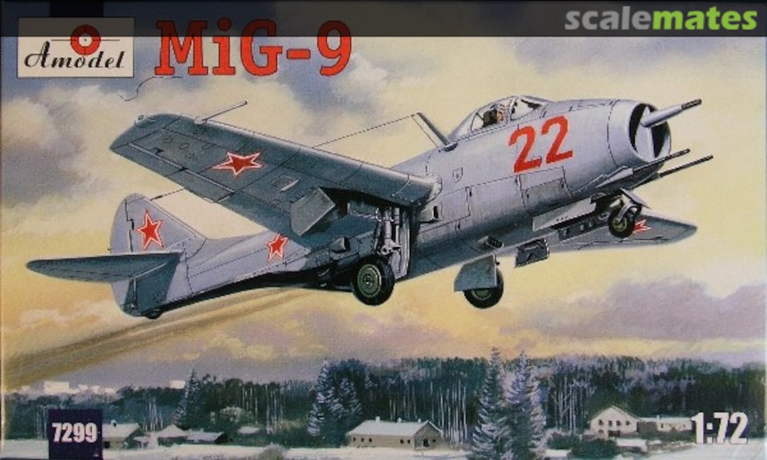 Boxart MiG-9 7299 Amodel Boxart MiG-9 7299 Amodel