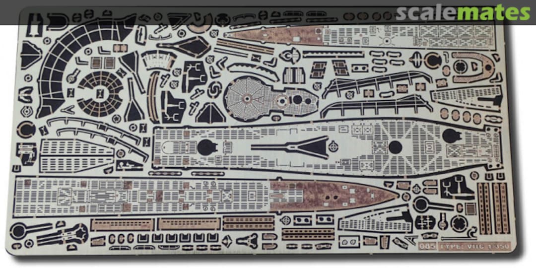 Boxart Type VII C - Deck & Detail Set SKU-085 RC Subs Boxart Type VII C - Deck & Detail Set SKU-085 RC Subs