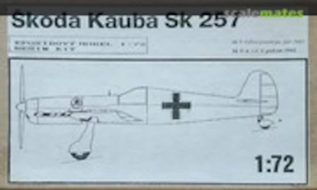 1:72 Škoda Kauba Sk 257 (Epoxidovy Models )