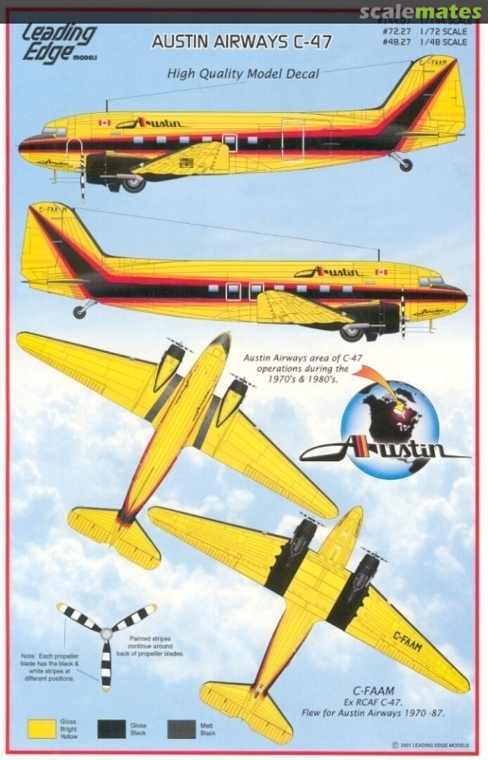 Boxart Austin Airways C-47 144.07 Leading Edge