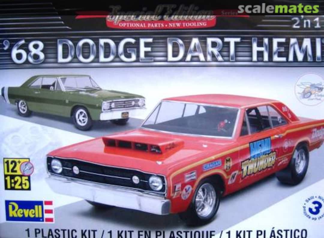 Boxart '68 Dodge Dart Hemi 2 'n 1 85-4217 Revell Boxart '68 Dodge Dart Hemi 2 'n 1 85-4217 Revell