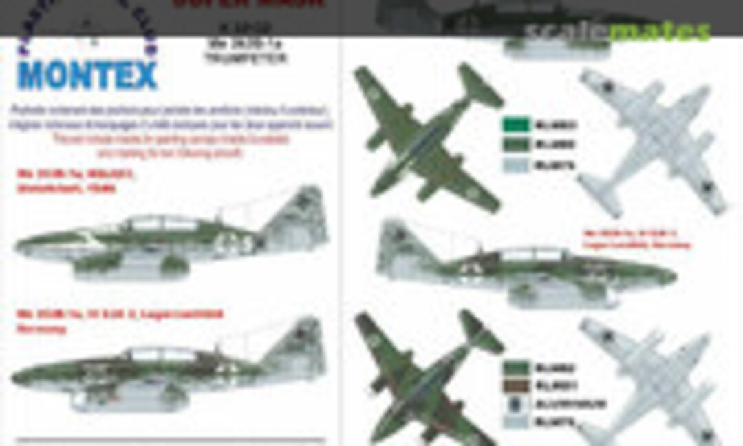 1:32 Me-262B (Montex K32132) K32132