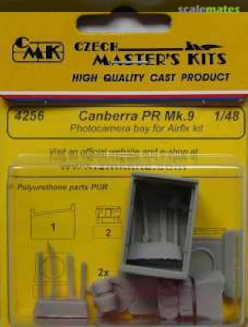 Boxart Canberra PR Mk.9 Photocamera Bay 4256 CMK Boxart Canberra PR Mk.9 Photocamera Bay 4256 CMK