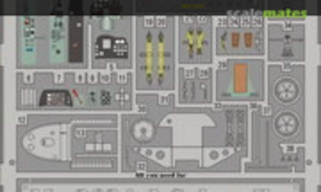 1:72 Color Me 262A-1 Schwalbe Detail Set (Eduard 73277)