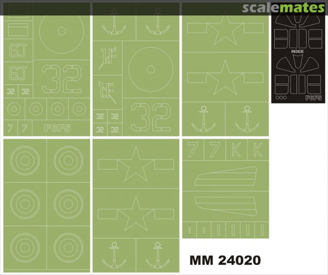 Boxart F6F-5 Hellcat AIRFIX 19004 MM24020 Montex