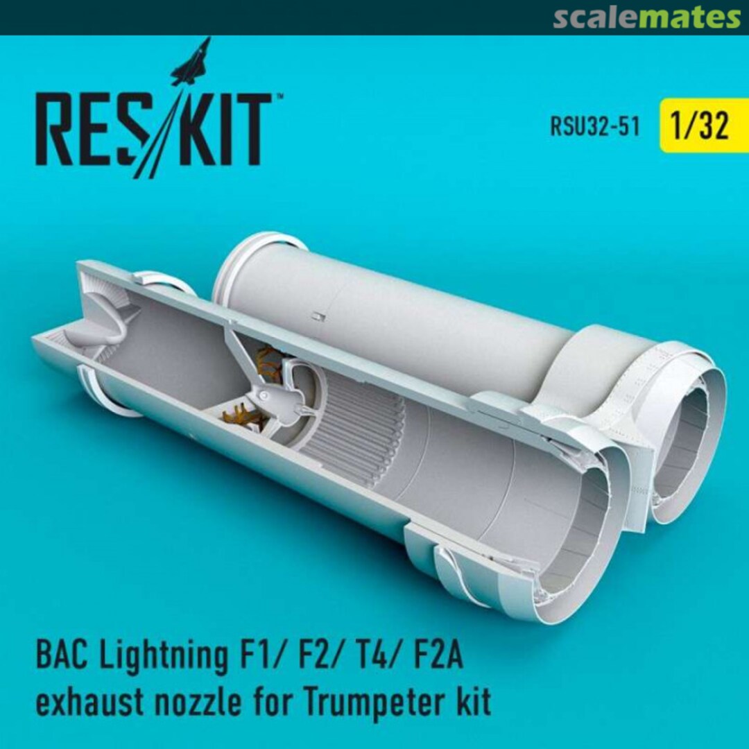 Boxart BAC Lightning F1/ F2/ T4/ F2A exhaust nozzle RSU32-0051 ResKit Boxart BAC Lightning F1/ F2/ T4/ F2A exhaust nozzle RSU32-0051 ResKit