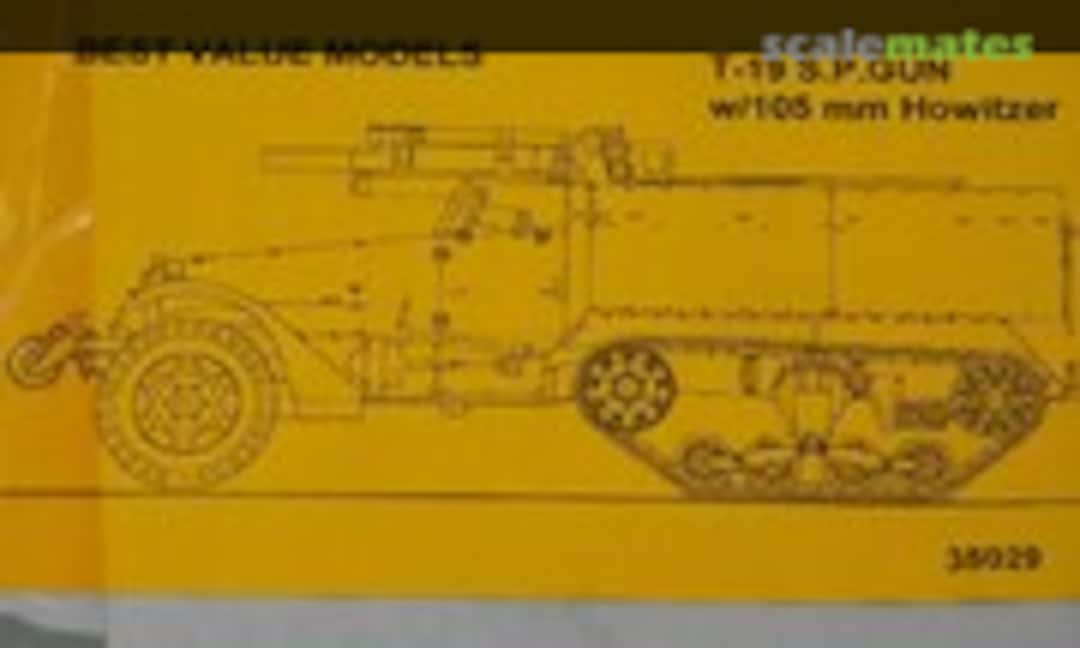 1:35 T-19 S. P. Gun with 105mm Howitzer (Best Value Models 35029)
