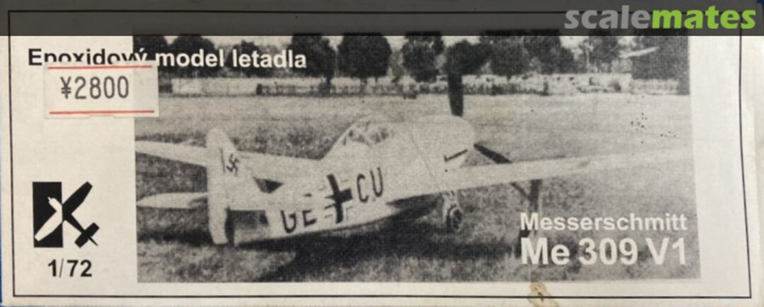 Boxart Messerschmitt Me 309 V1  Epoxidovy Models