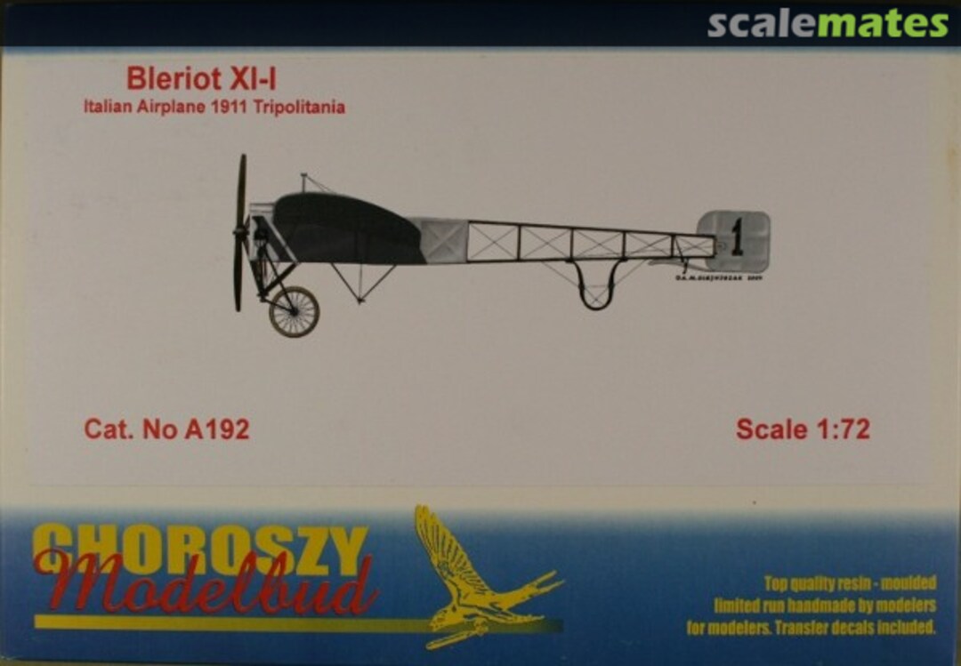 Boxart Bleriot XI-I A192 Choroszy Modelbud Boxart Bleriot XI-I A192 Choroszy Modelbud