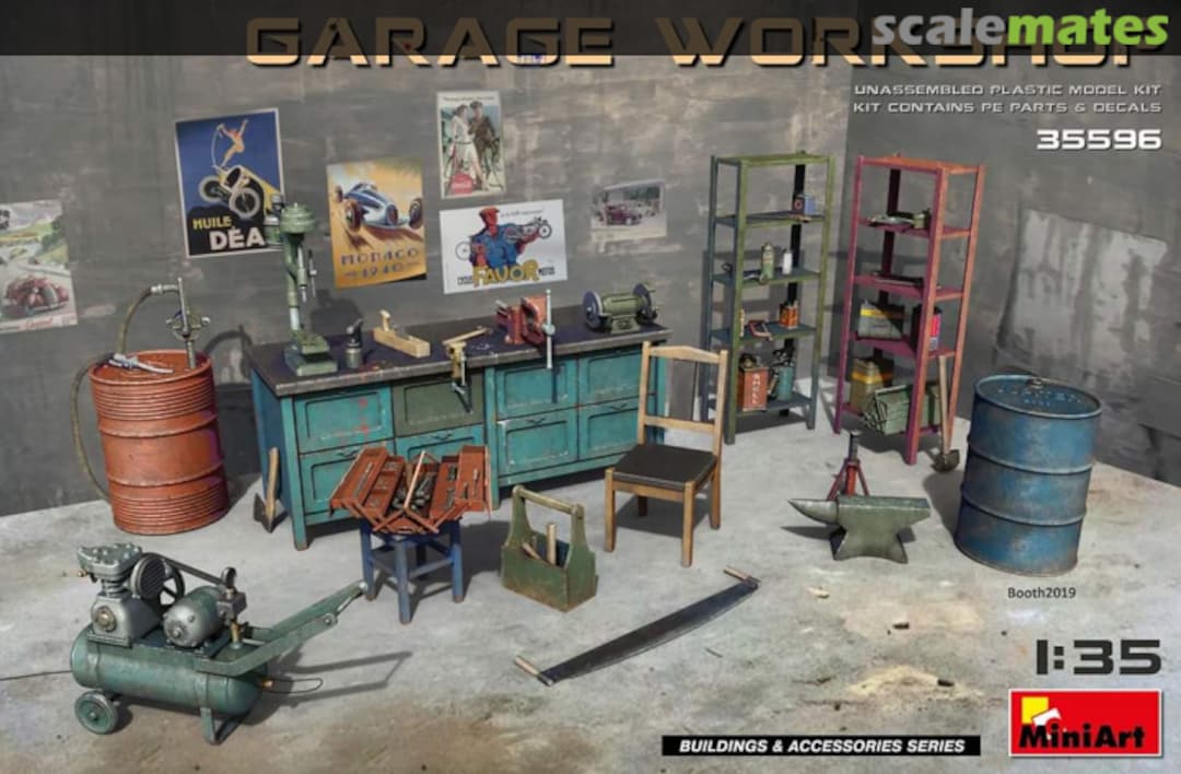 Boxart Garage Workshop 35596 MiniArt Boxart Garage Workshop 35596 MiniArt