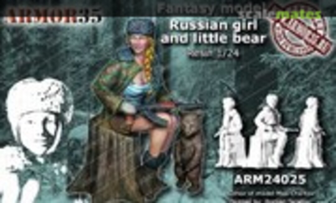 1:24 Russian Girl and little Bear (Armor35 ARM24025) ARM24025