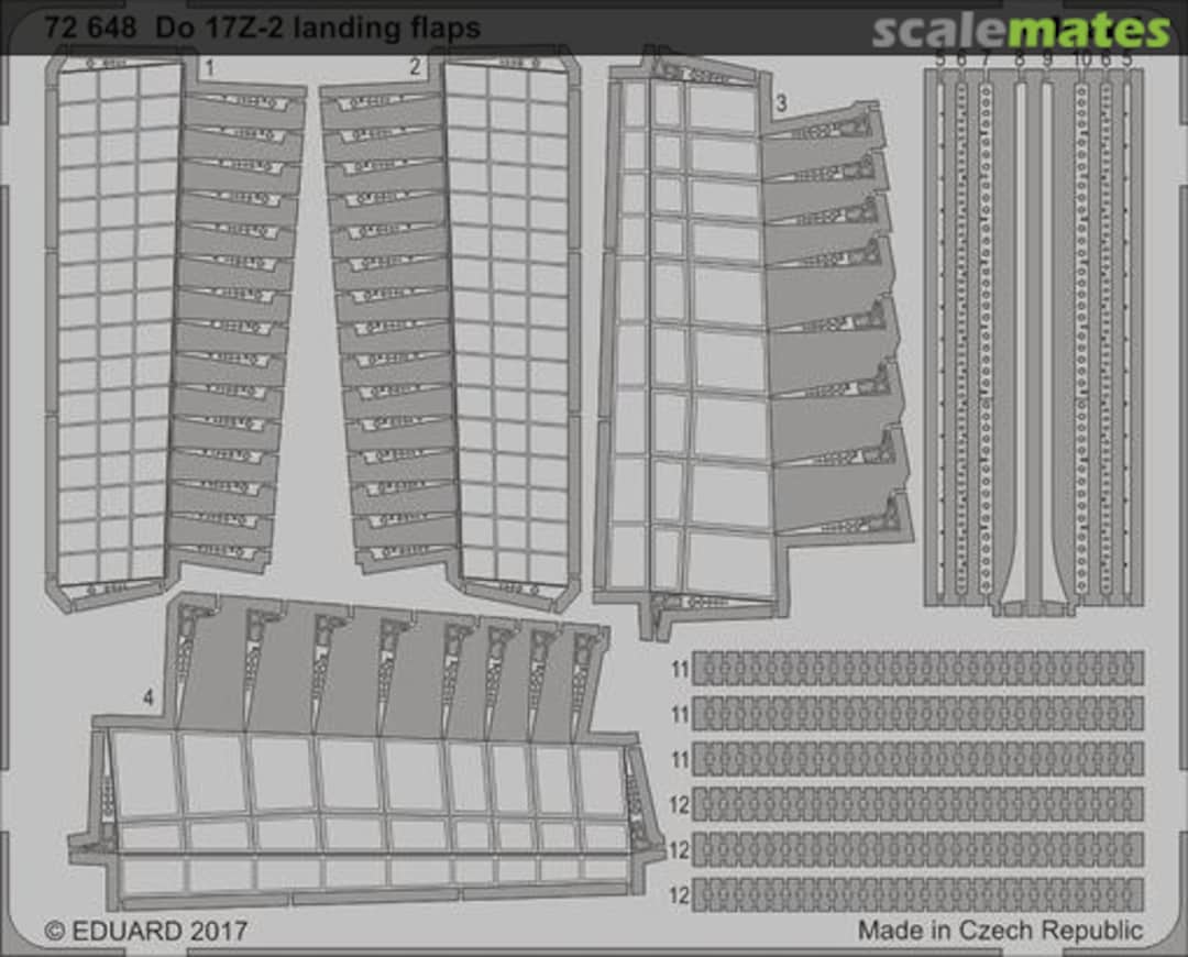 Boxart Do 17Z-2 landing flaps 72648 Eduard