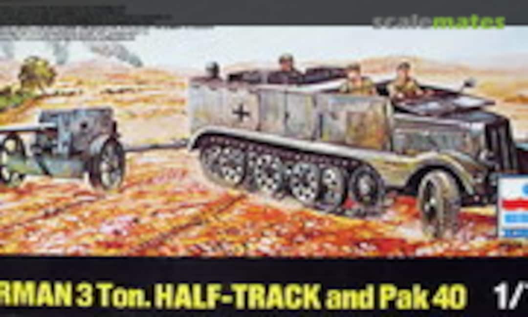 1:72 3 ton Half-Track and Pak 40 (ESCI/ERTL 8054)