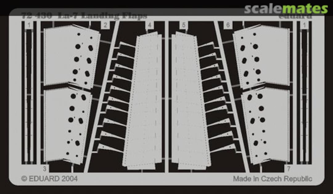 Boxart Lavochkin La-7 landing flaps 72430 Eduard Boxart Lavochkin La-7 landing flaps 72430 Eduard