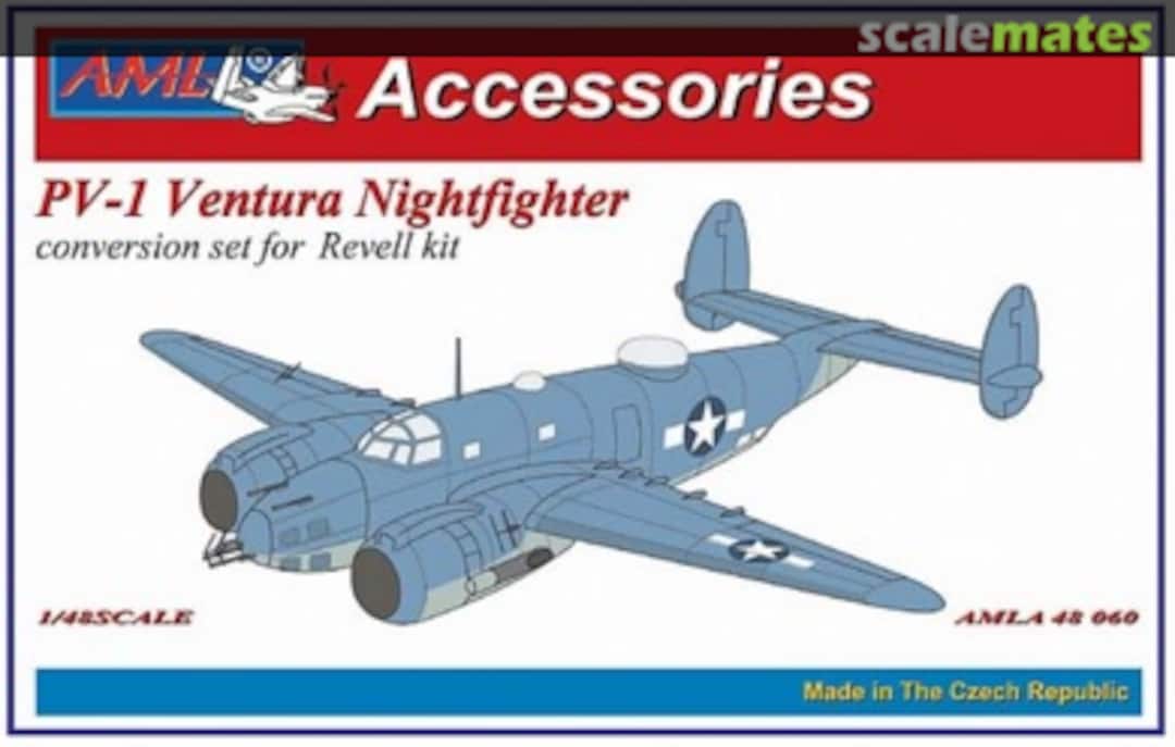 Boxart Lockheed PV-1 Ventura nightfighter conversion set AMLA48060 AML Boxart Lockheed PV-1 Ventura nightfighter conversion set AMLA48060 AML