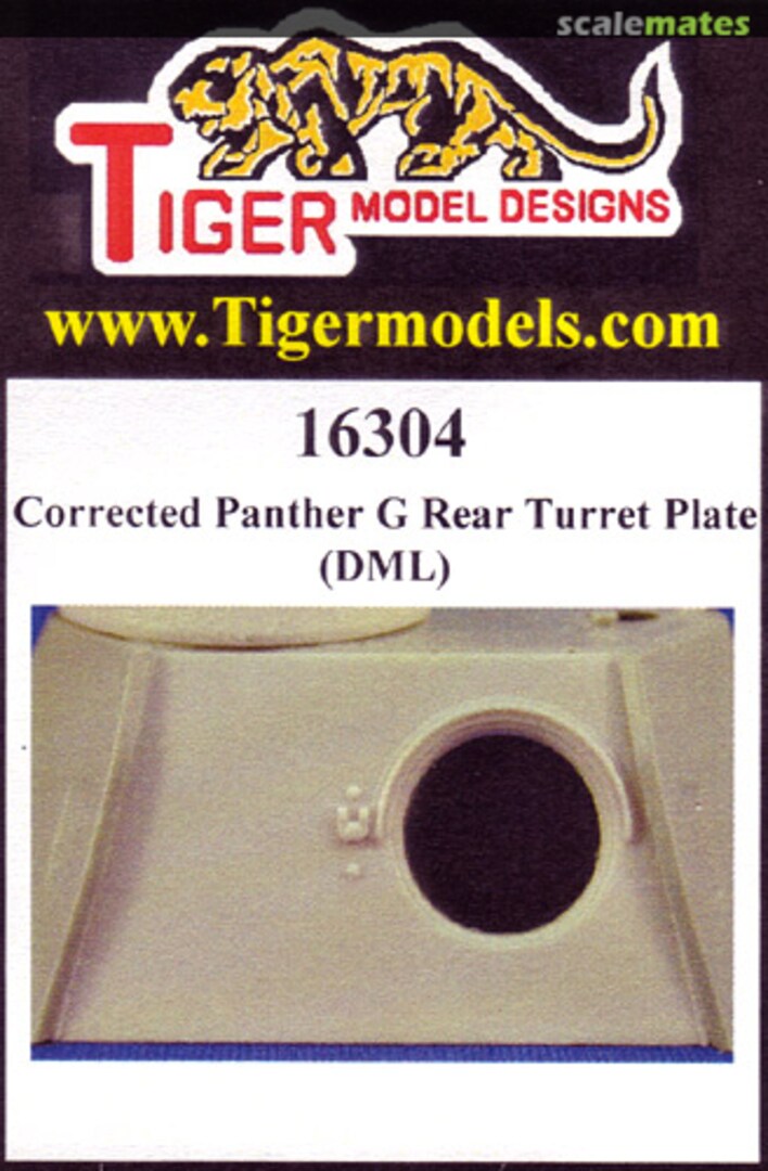 Boxart Corrected Panther G Rear Turret Plate 16304 Tiger Models Boxart Corrected Panther G Rear Turret Plate 16304 Tiger Models