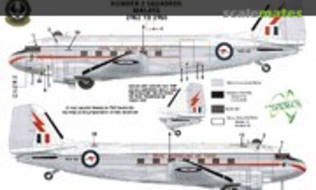 1:72 RAAF Douglas C-47 Dakota (Hawkeye Models AAF-050)