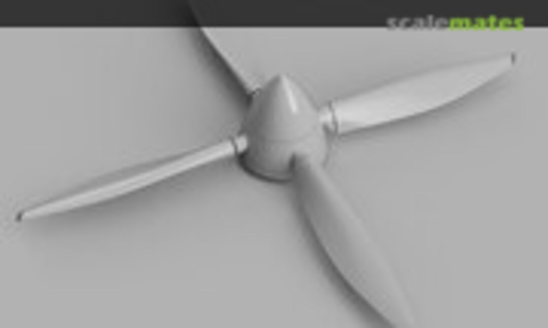 1:24 Spitfire Mk. VIII four bladed propeller (Hobartville Hobbies HH24-0001) HH24-0001