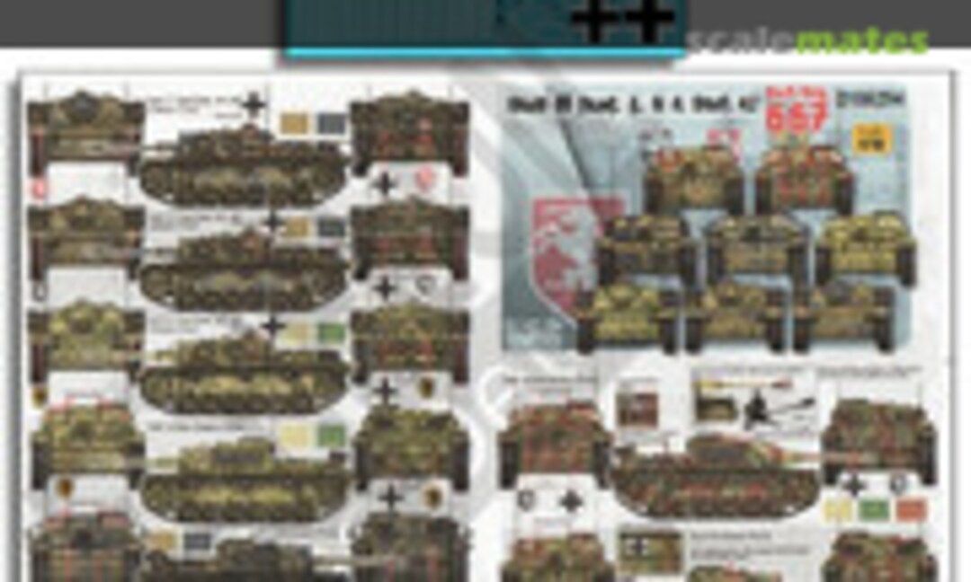 1:16 StuG III Ausf. F, G & StuH 42 of StuG. Brig. 667 (Echelon Fine Details D166294) D166294