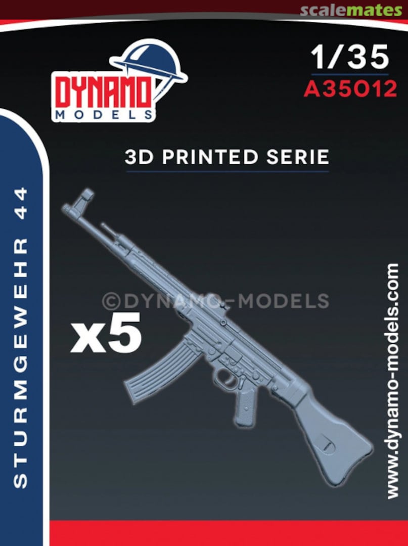 Boxart GERMAN STURMGEWEHR 44 (5 PCS) A35012 Dynamo Models Boxart GERMAN STURMGEWEHR 44 (5 PCS) A35012 Dynamo Models