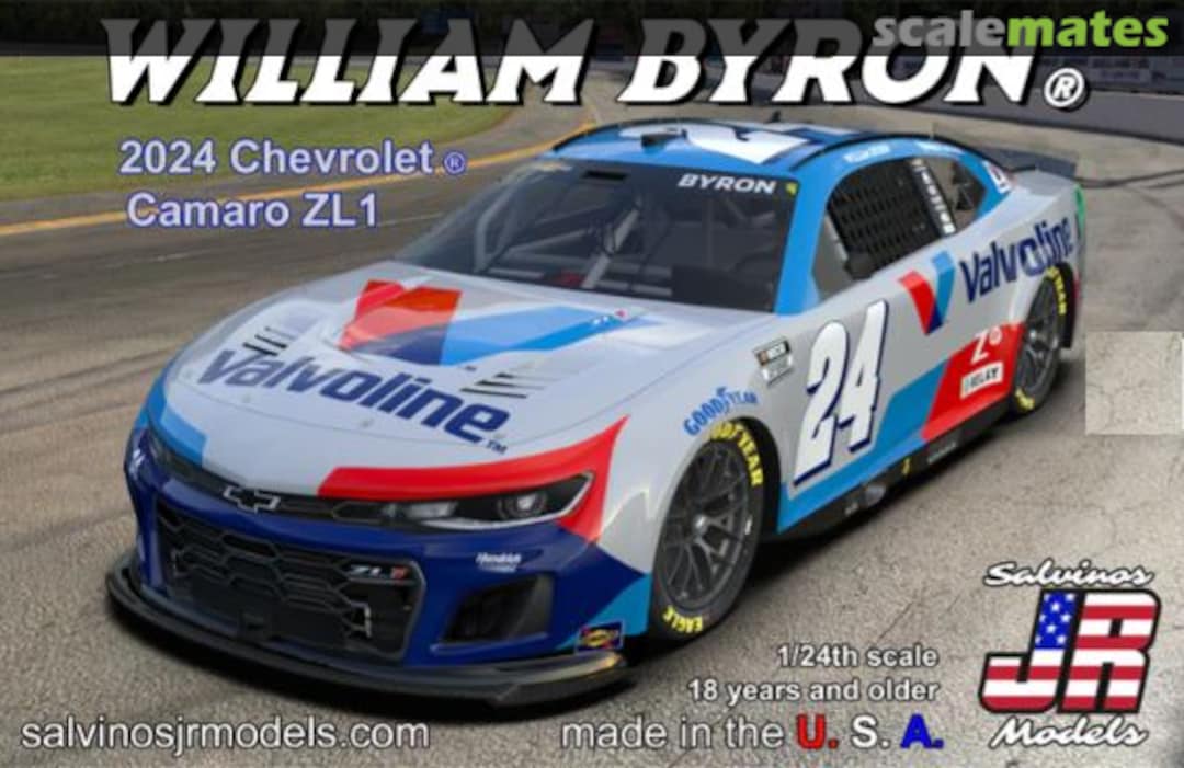 Boxart William Byron 2024 Chevrolet Camaro ZL1 HMC2024WBV Salvinos JR Models