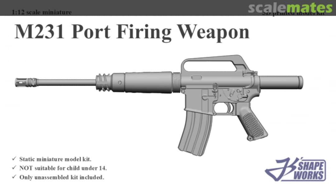 Boxart M231 Port Firing Weapon Js' Shapeworks Boxart M231 Port Firing Weapon Js' Shapeworks