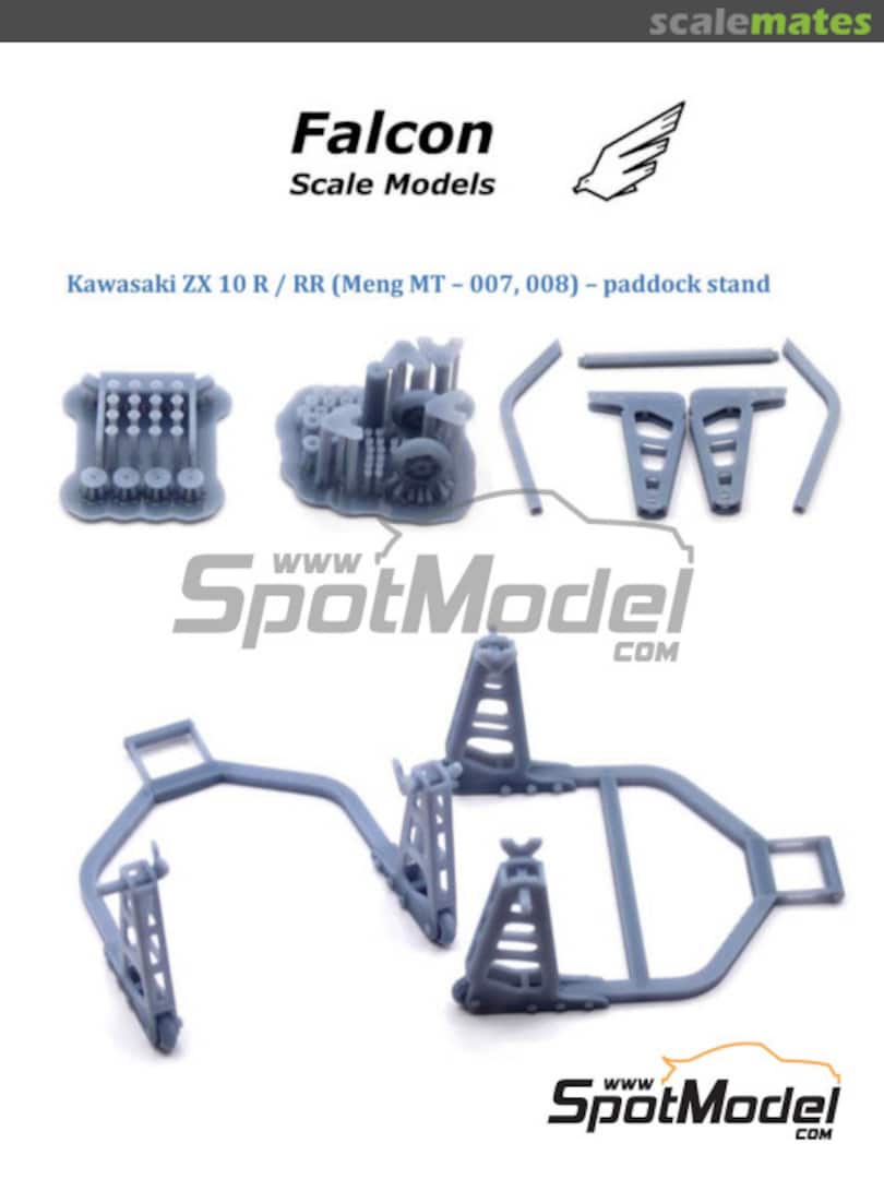 Boxart Kawasaki Ninja ZX-10R / ZX-10RR Paddock Stand FSM-P010 Falcon Scale Models