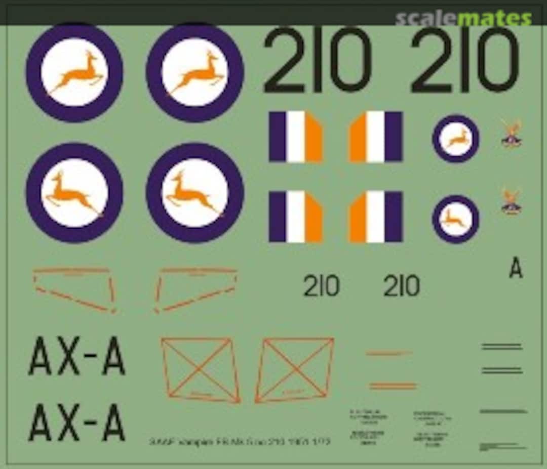 Boxart SAAF Vampire FB Mk.5 (Springbok Roundels) MAV-720239 MAV Decals Boxart SAAF Vampire FB Mk.5 (Springbok Roundels) MAV-720239 MAV Decals