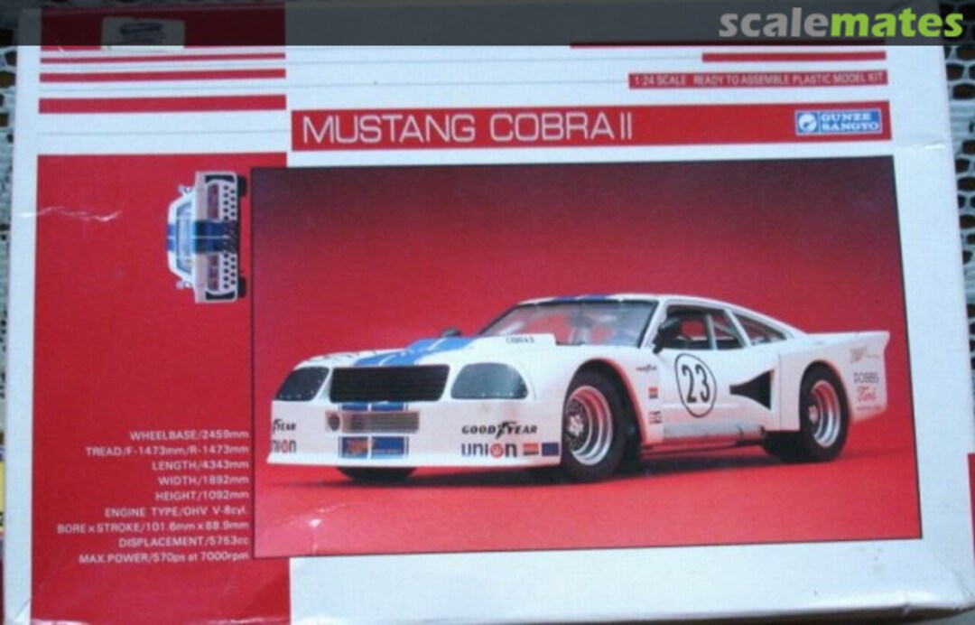 Boxart Mustang Cobra II G-139 Gunze Sangyo Boxart Mustang Cobra II G-139 Gunze Sangyo