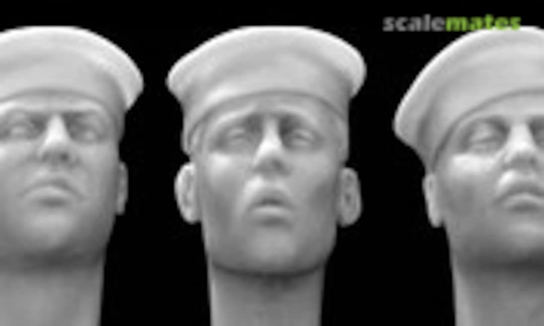 1:35 US Heads w/ US Navy Sailor Hat (Hornet &amp; Wolf HUH05)