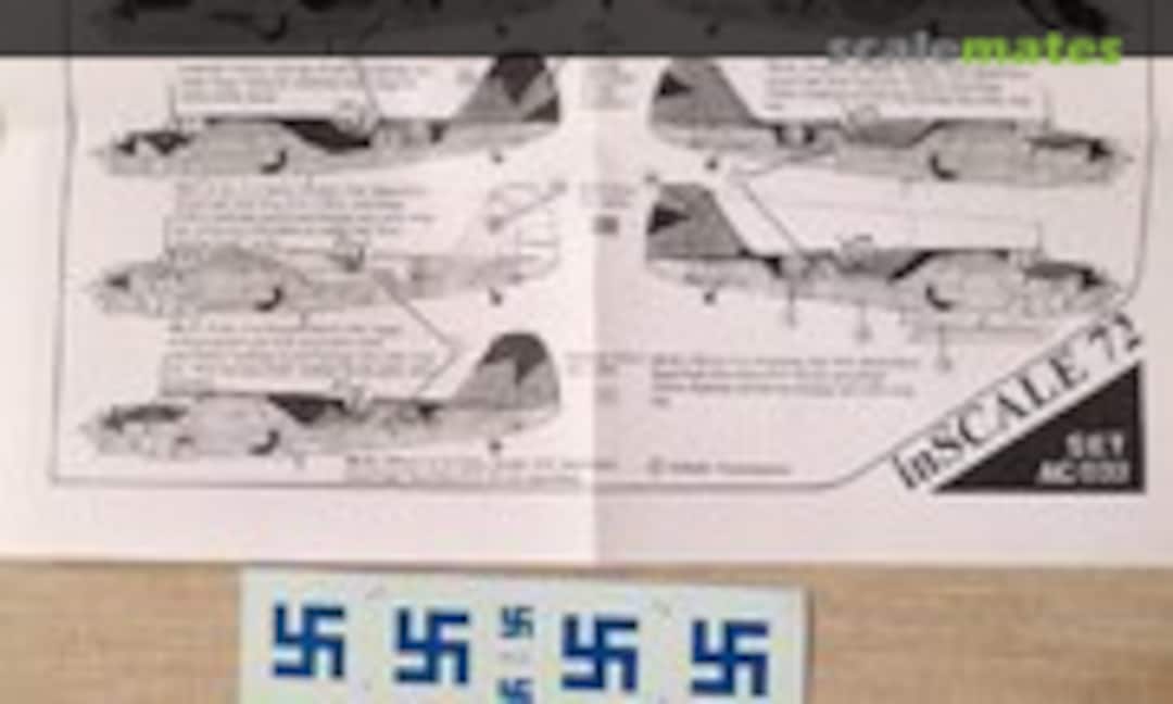 1:72 Tupolev SB 2M100 &amp; SB 2M103 in Finnish Air Force Service 1940 - 1945 (InSCALE 72 AC032)