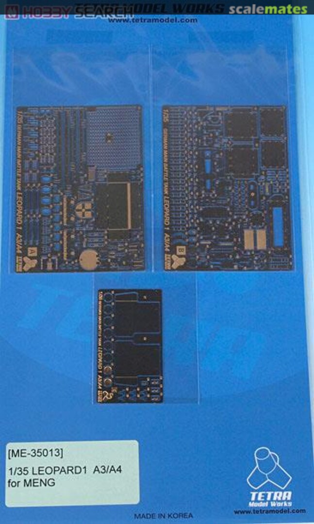 Boxart Leopard 1A3/A4 for MENG ME-35013 Tetra Model Works