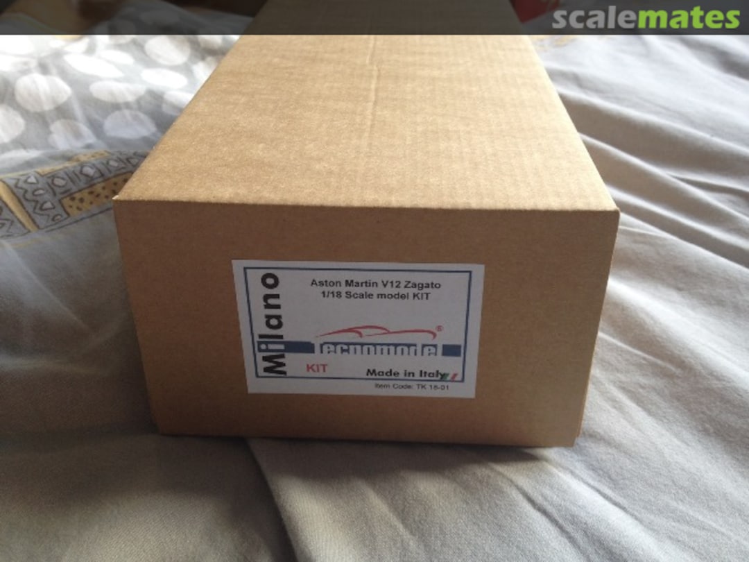 Boxart Aston Martin V12 Zagato TK 18-01 Tecnomodel Boxart Aston Martin V12 Zagato TK 18-01 Tecnomodel