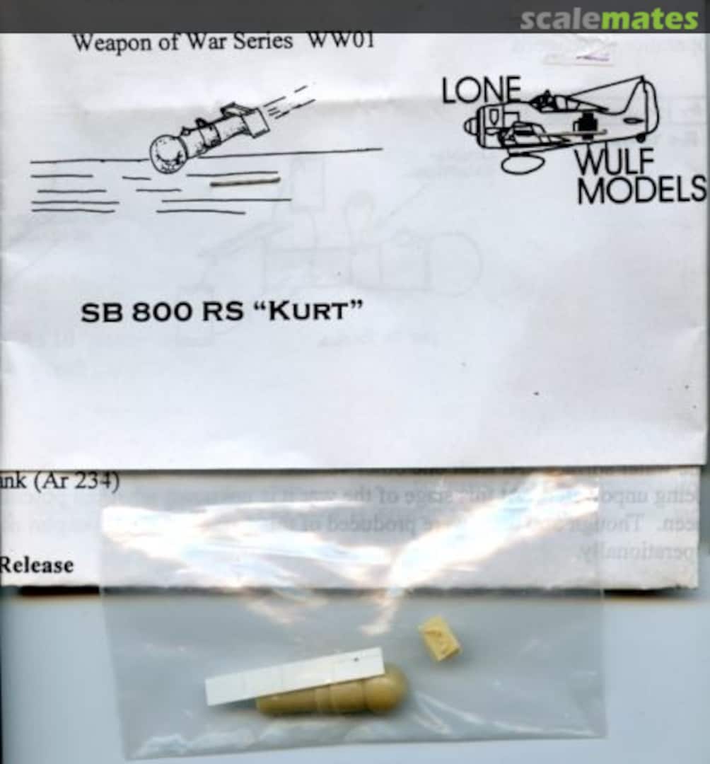 Boxart SB 800 RS 'Kurt' WW01 Lonewulf Models Boxart SB 800 RS 'Kurt' WW01 Lonewulf Models