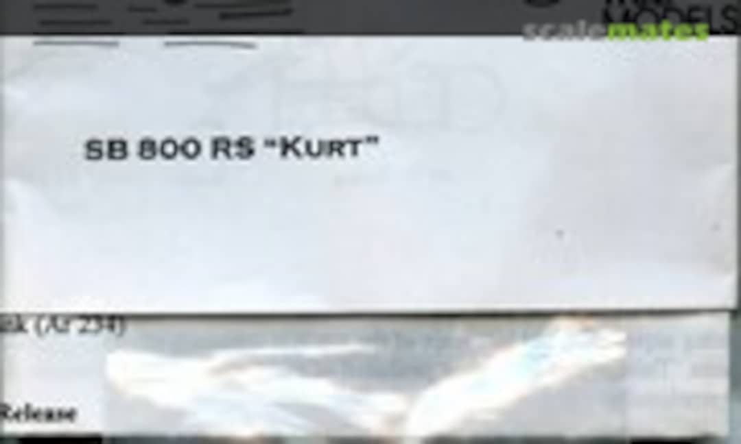 1:72 SB 800 RS 'Kurt' (Lonewulf Models WW01) WW01