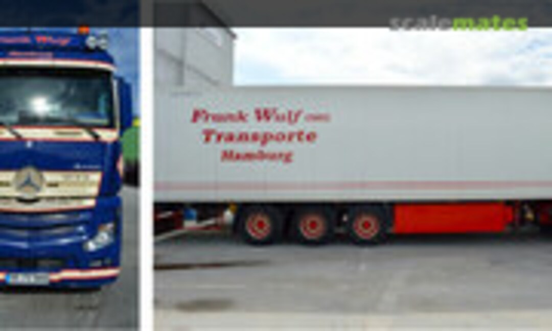 Mercedes-Benz Actros Streamspace 2.5 Kühlkoffer-Sattelzug &quot;Frank Wulff&quot; (Herpa 925990)